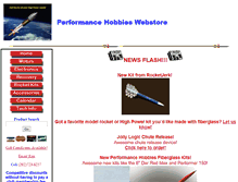 Tablet Screenshot of performancehobbies.com